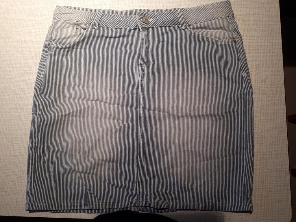 Jeans rok 42/44, Ophalen of Verzenden, Gedragen, Maat 42/44 (L), Wit