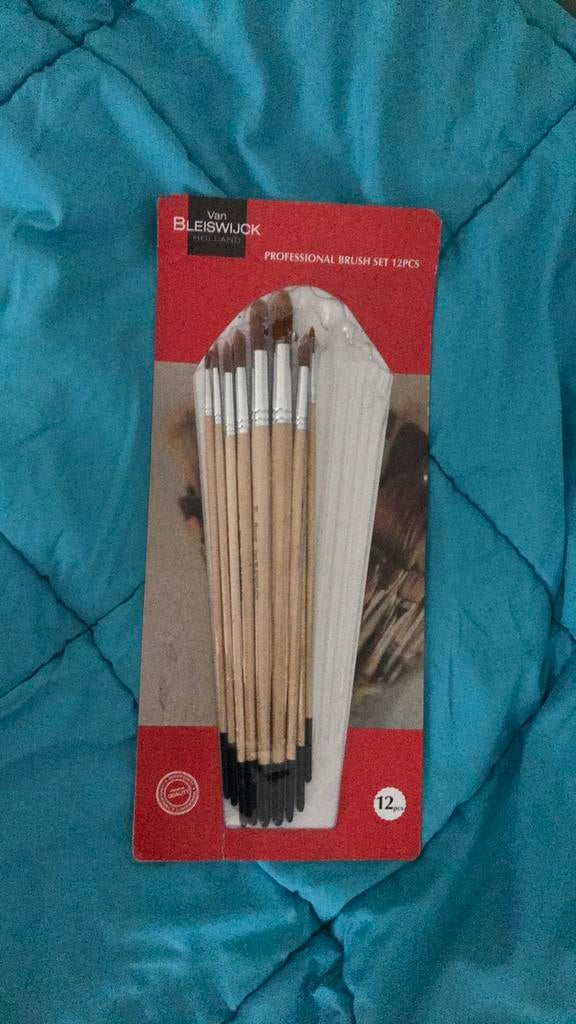 Lot de 9 pinceaux NEUFS, Comme neuf