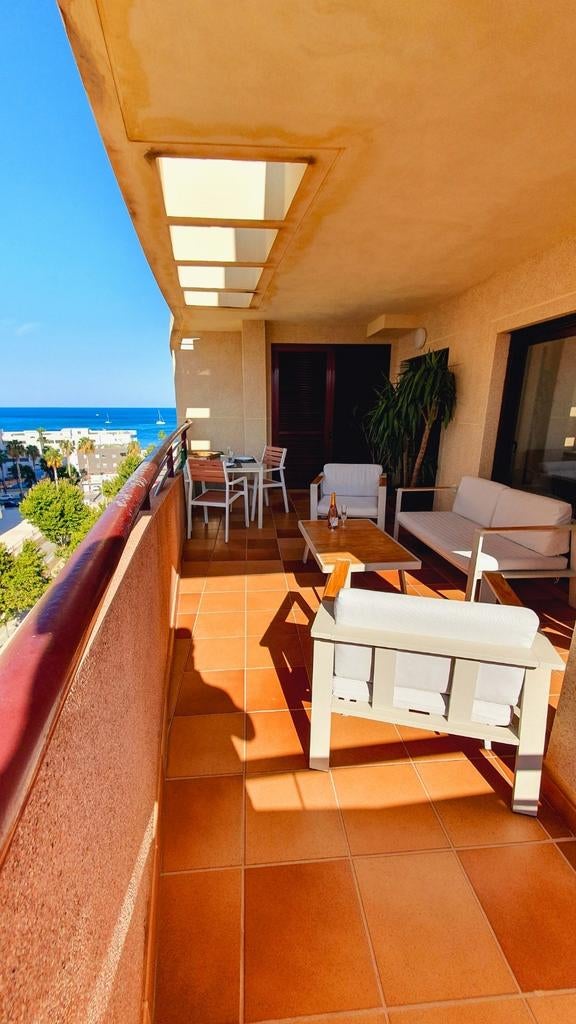 2027 TE HUUR: 2-4 pers. app. in Calpe, 1 slpk., groot terras, Wasmachine, Aan zee, Costa Blanca, Appartement