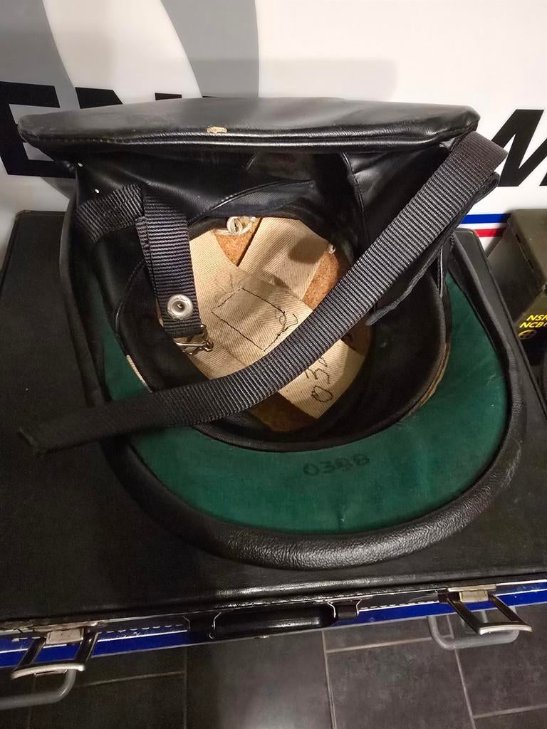 Casque motocycliste Police rurale / Veldwachter, Collections, Enlèvement ou Envoi