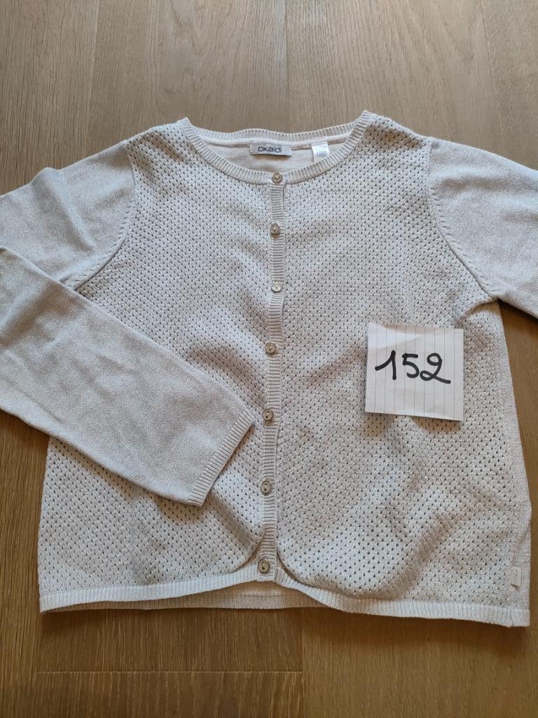 gilet zilver/wit Okaïdi maat 152, Enfants & Bébés, Vêtements enfant | Taille 152, Pull ou Veste, Utilisé, Fille, Okaïdi