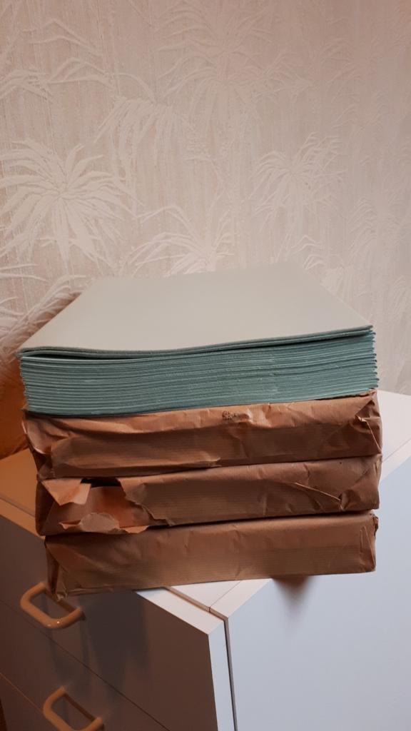 300 lichtgroene kartonnen mapjes, 10 euro voor 100 stuks, Ophalen of Verzenden