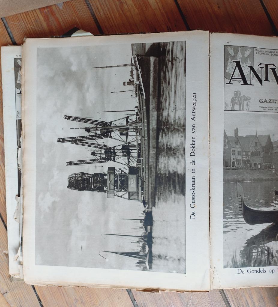 Wereldexpositie 1930 Gazet van Antwerpen 92 magazines folio, Boeken, Ophalen of Verzenden