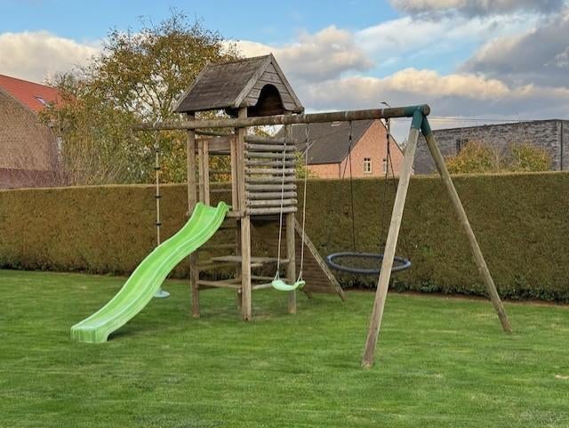 Schommel te koop, Kinderen en Baby's, Speelgoed | Buiten | Speeltoestellen, Glijbaan, Klimtouw, Klimwand, Schommel, Ophalen