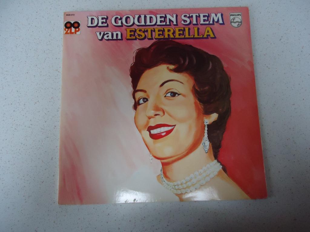 Dubbel LP De Gouden Stem van "Esterella", Ophalen of Verzenden, Zo goed als nieuw, 12 inch, Levenslied of Smartlap