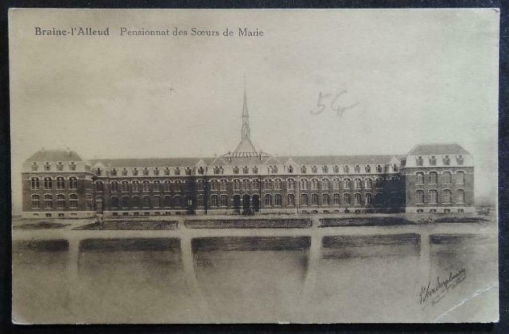 Carte postale Braine-l’Alleud Pensionnat des Soeurs de Marie, Enlèvement ou Envoi, Non affranchie, Brabant Wallon