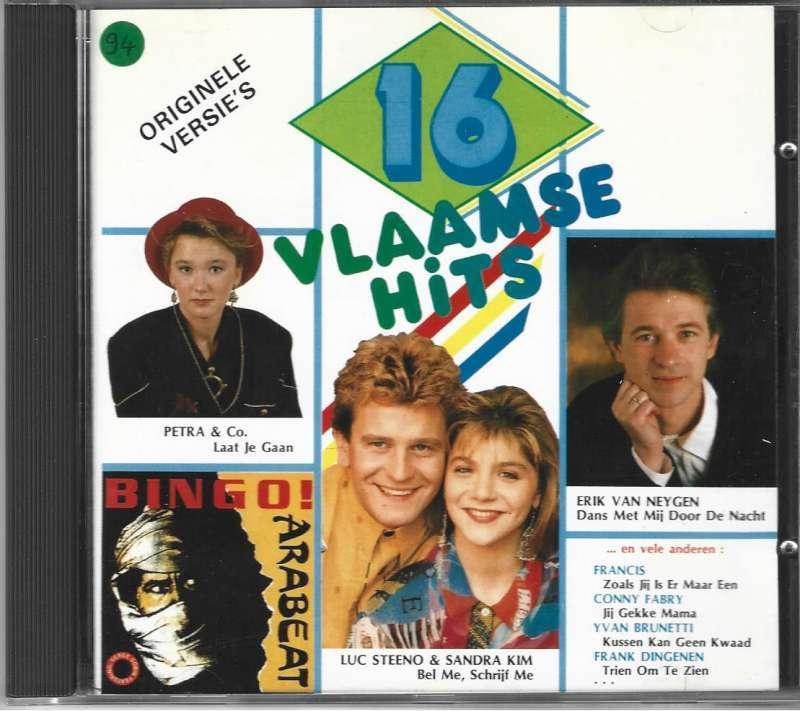 CD 16 Vlaamse Hits (CARRERE), Enlèvement ou Envoi, Comme neuf, Pop