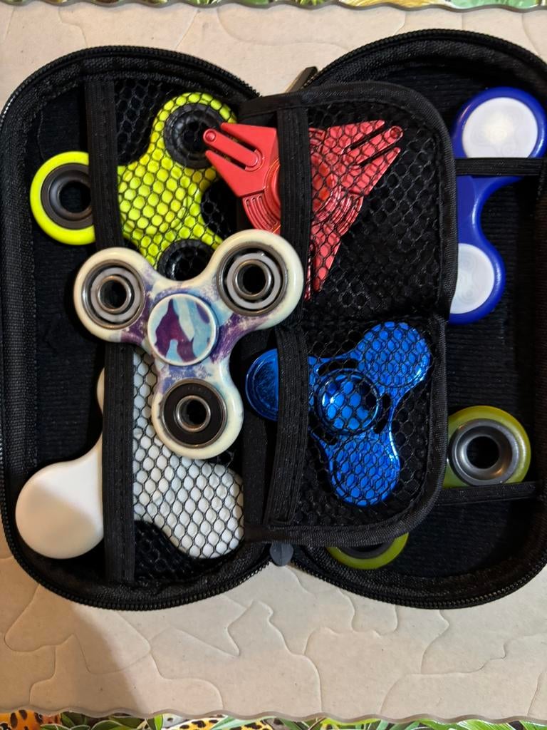 Fidget spinners, Enlèvement, Utilisé