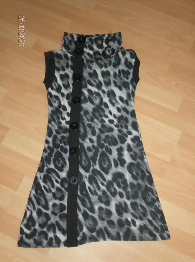 Tuniek grijs/zwart- maat tu, Kleding | Dames, Blouses en Tunieken, Ophalen of Verzenden, Gedragen, Zwart