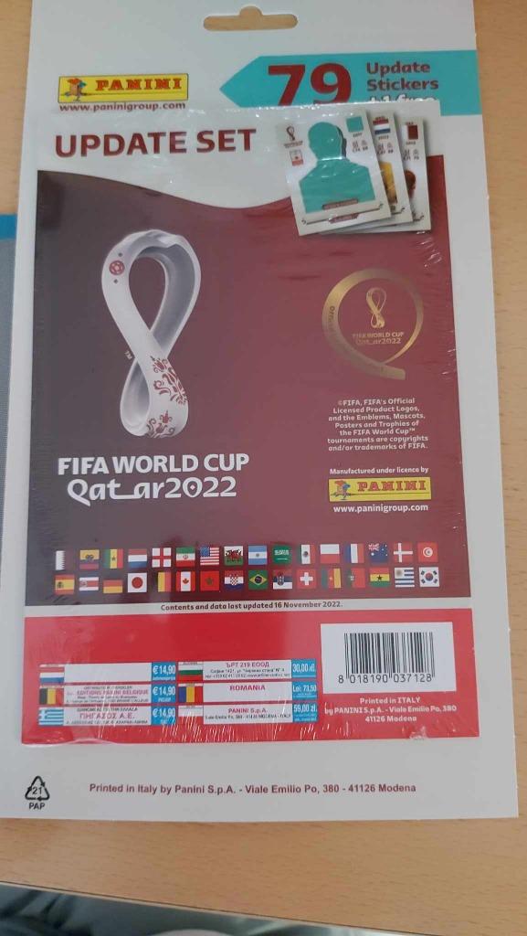 Panini World Cup 2022 Qatar stickers - sealed update set, Verzamelen, Verzenden, Nieuw