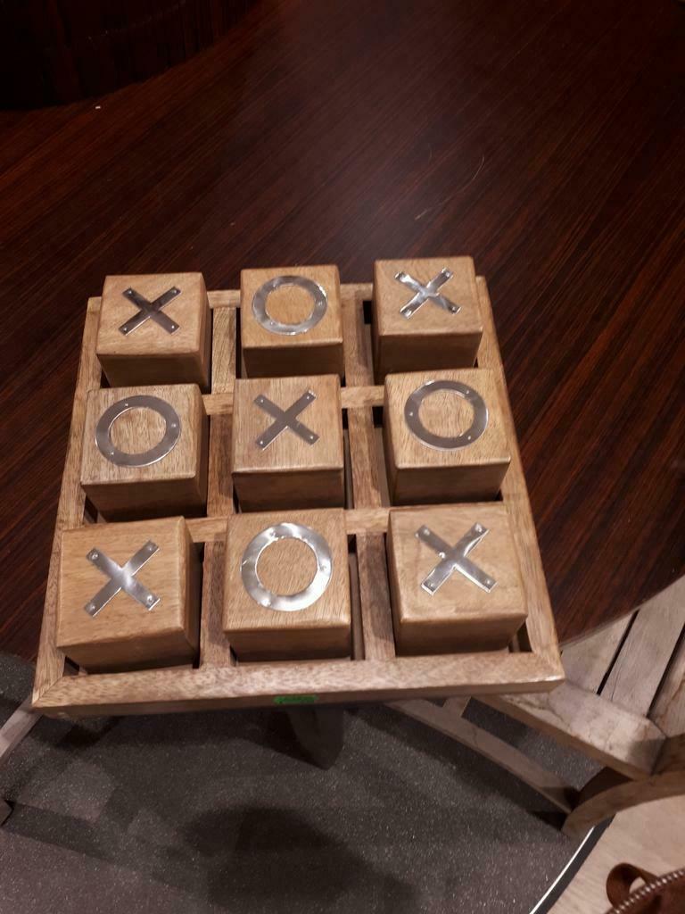 Houten blokken OXO, Ophalen of Verzenden, Zo goed als nieuw