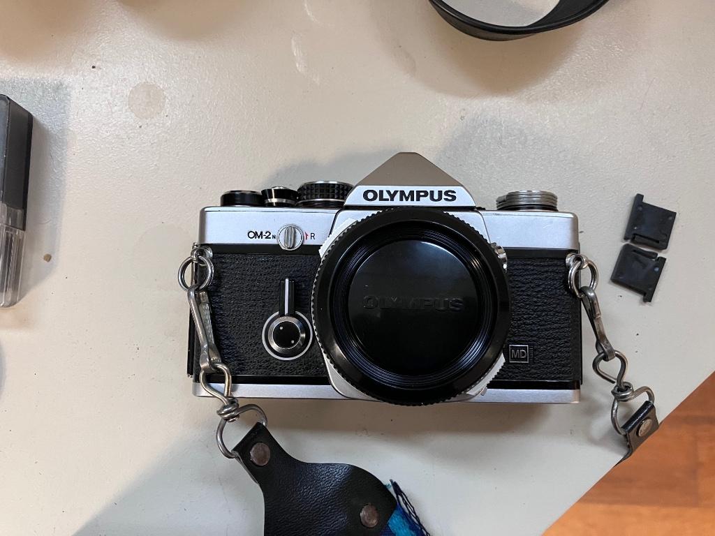 Olympus OM2N, Audio, Tv en Foto, Fotocamera's Analoog, Gebruikt, Spiegelreflex, Olympus, Ophalen of Verzenden