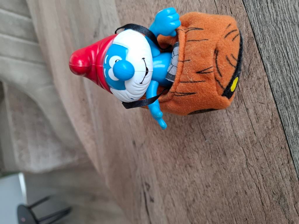 Grote smurf McDonald's 2002, Verzenden, Zo goed als nieuw, Grote Smurf