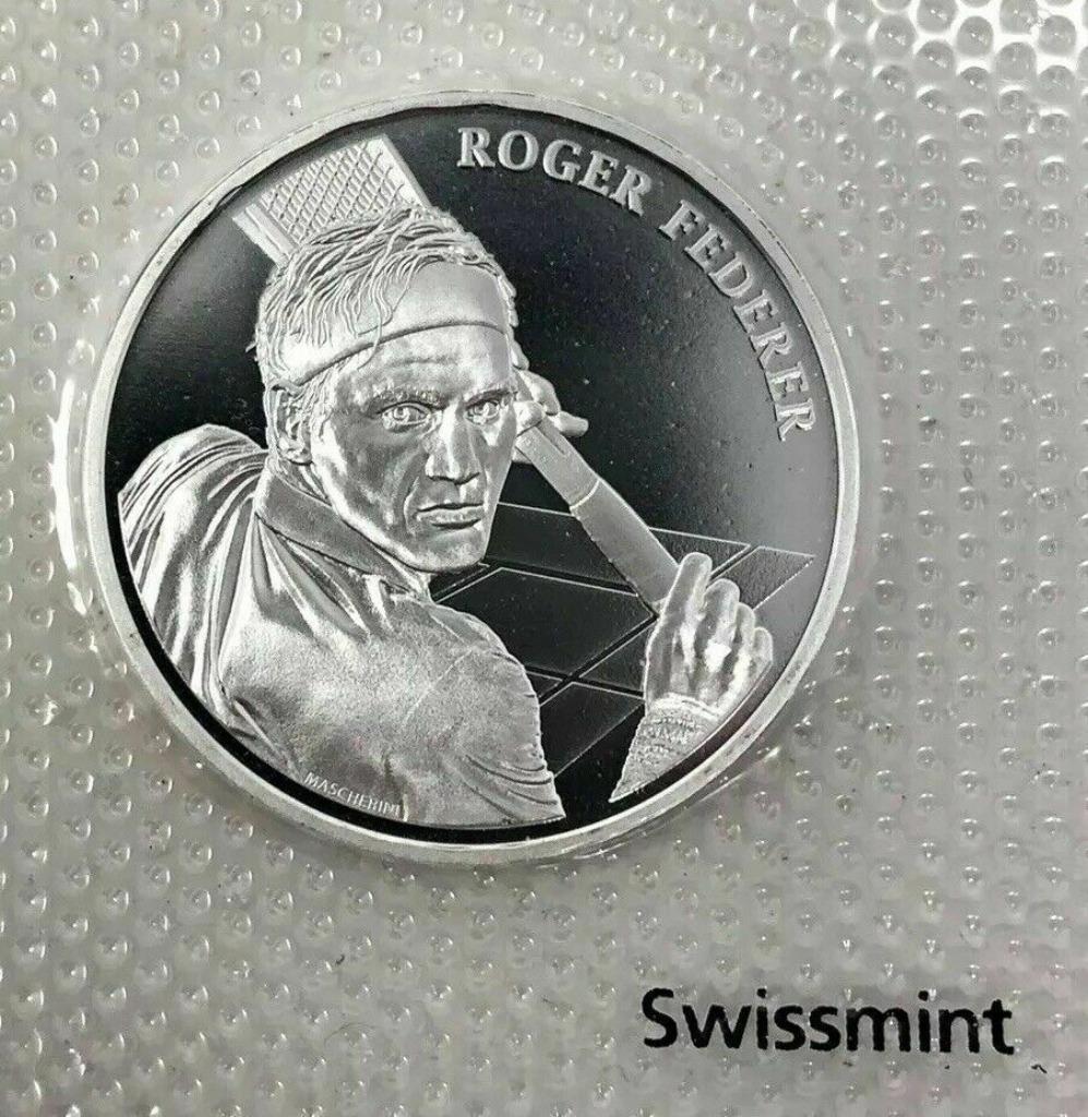 SUISSE - 20 CHF argent 2020 Roger FEDERER, Enlèvement ou Envoi, Autres pays, Argent