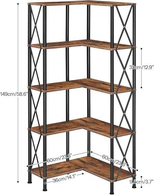 étagère à 5 étagères | étagère d'angle | LIVRAISON GRATUITE, Maison & Meubles, Neuf, HOOBRO, -, -
