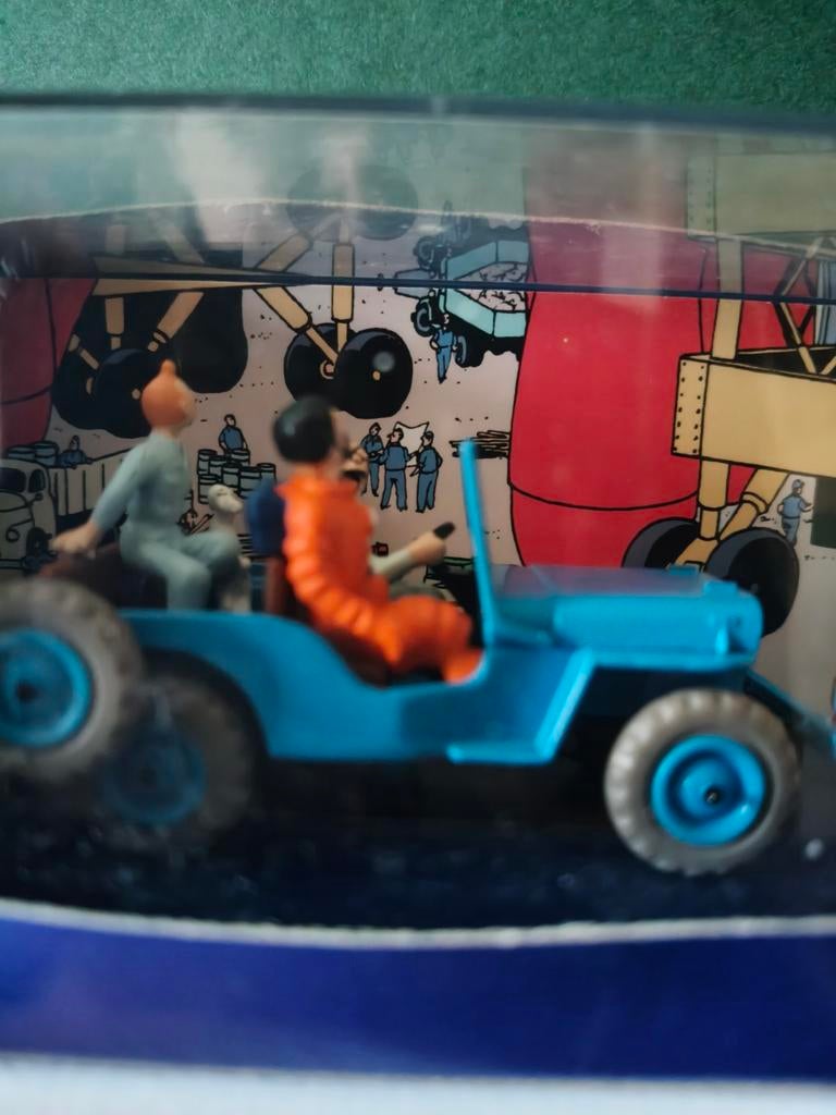 Miniatuur Jeep van Kuifje, Ophalen