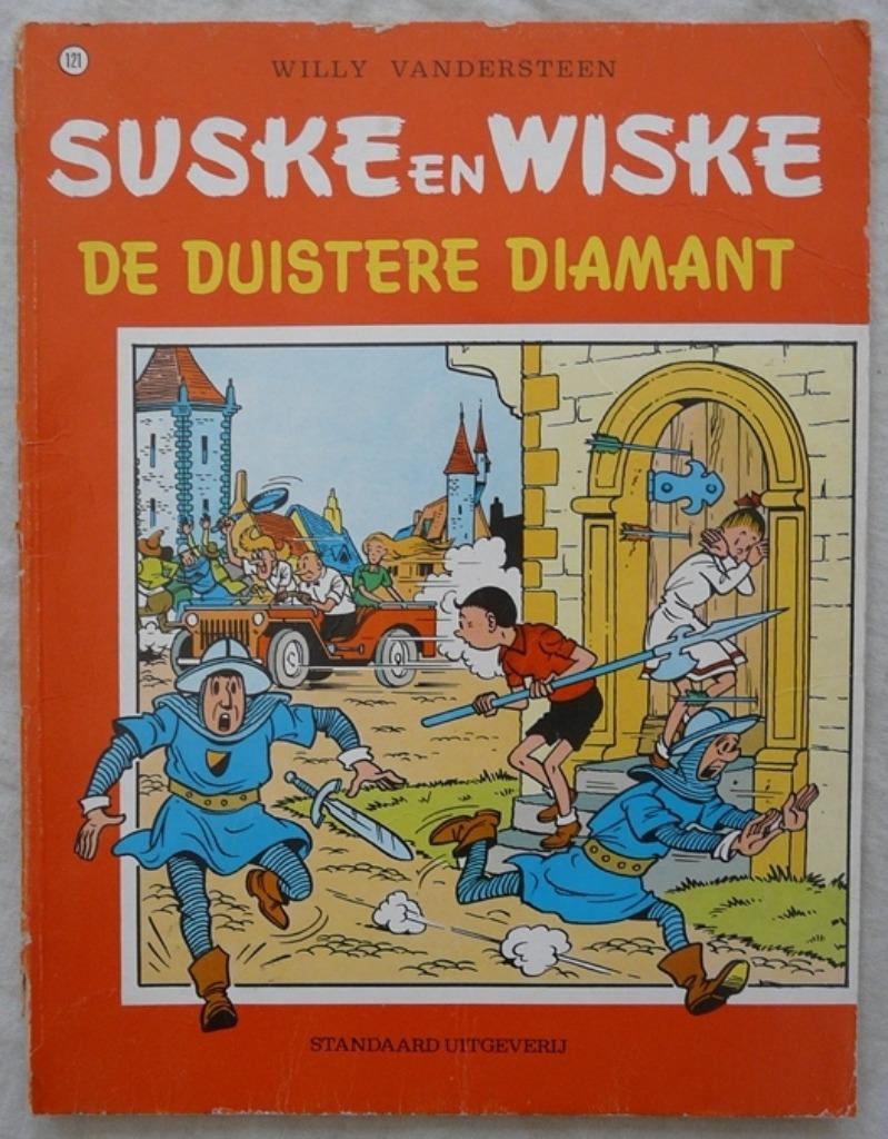 Suske en Wiske, De Duistere Diamant, Nr.121, SU, 1984.(Nr.1), Boeken, Gelezen, Willy Vandersteen, Eén stripboek, Ophalen of Verzenden