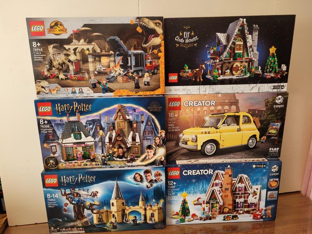 Lego sets, Meeste uit productie. Verkoop wegens pensioen., Ophalen of Verzenden, Nieuw, Complete set, Lego