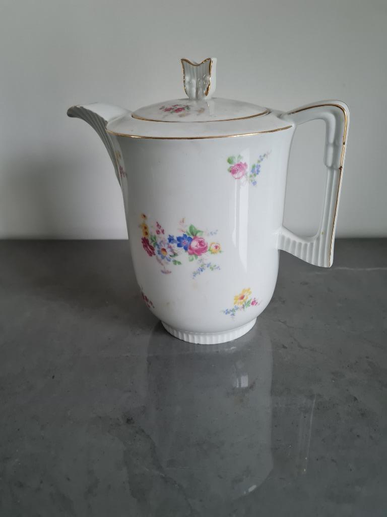 vintage porseleinen koffiepot - Epiag Royal, Antiek en Kunst, Ophalen of Verzenden