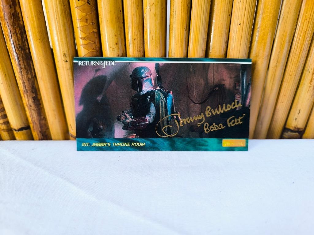 Carte Star Wars Widevision #17 signée par Jeremy Bulloch, Collections, Enlèvement ou Envoi, Neuf, Livre, Poster ou Affiche