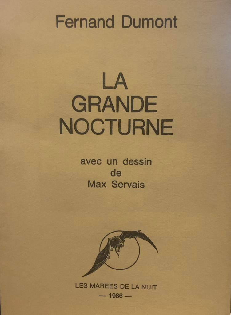 Fernand Dumont La Grande Nocturne genummerd Mons, Zo goed als nieuw