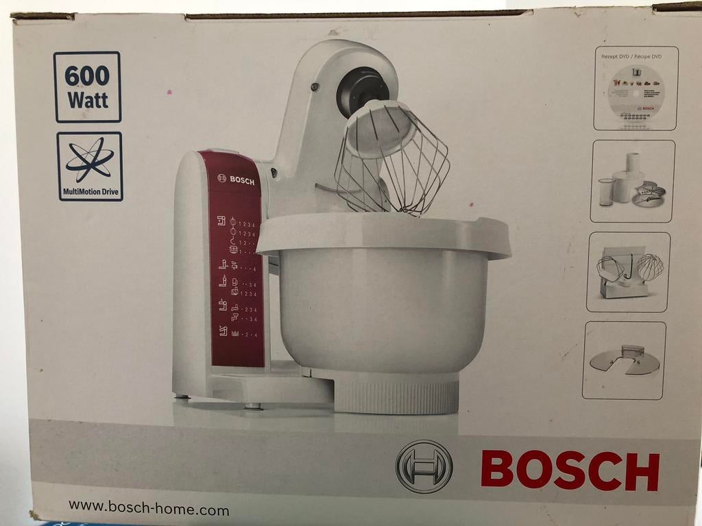 Keukenrobot compact  BOSCH, Elektronische apparatuur, 3 tot 4 liter, Ophalen, Nieuw, 3 snelheden of meer