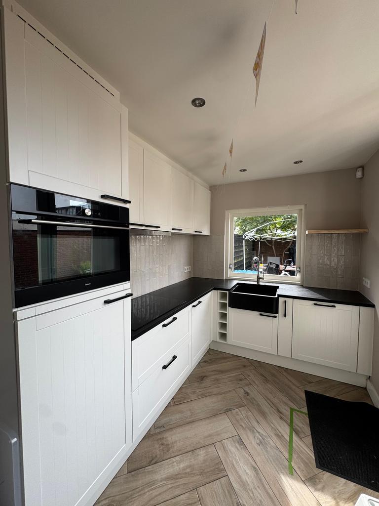 Coin cuisine complet très soigné + équipement + DÉMONTÉ, Enlèvement ou Envoi, Comme neuf, Cuisine d'angle