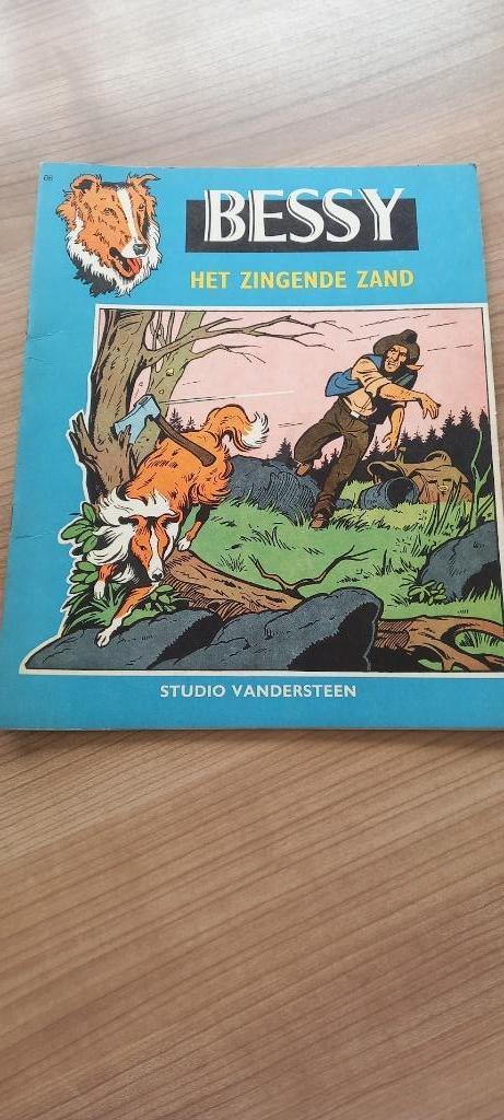 Bessy. Album nr 66. Het Zingende Zand. 1 ste druk, Gelezen, Eén stripboek, Ophalen of Verzenden, Studio Vandersteen