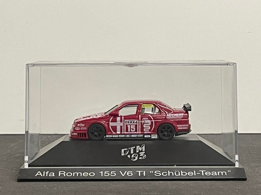 Herpa Alfa Romeo 155 V6 TI PC-box 1:87, Hobby & Loisirs créatifs, Enlèvement ou Envoi, Comme neuf, Voiture, Herpa
