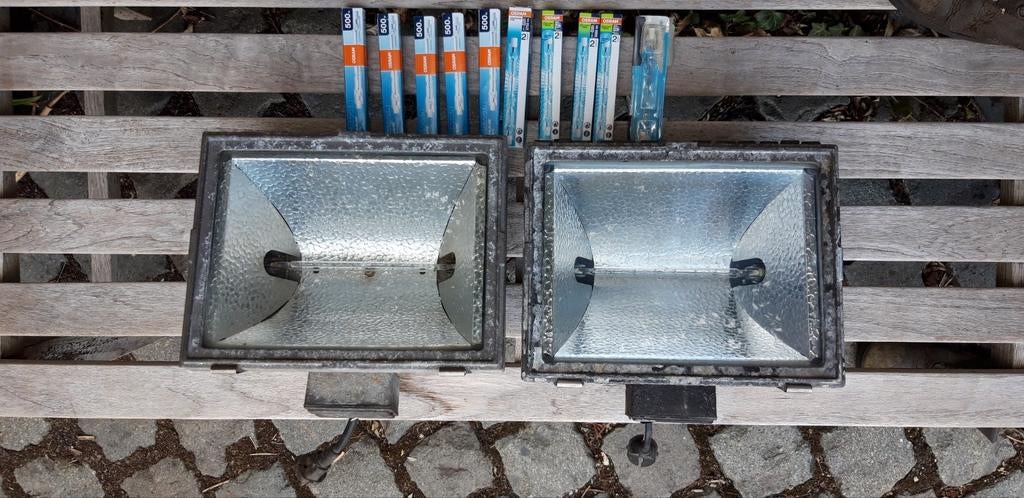Spotverlichting, Tuin en Terras, Ophalen, Gebruikt, Aluminium, Netvoeding