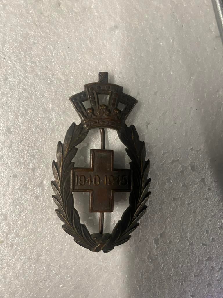 Bronzen Palmen van het Belgische Rode Kruis 1940-1945, Verzamelen, Ophalen of Verzenden, Landmacht