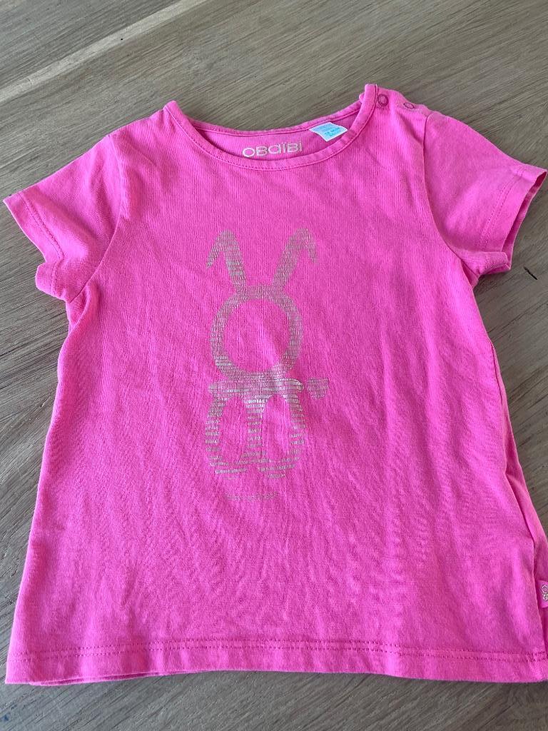 T-shirt obaibi 80, Meisje, Ophalen of Verzenden, Zo goed als nieuw, Obaibi