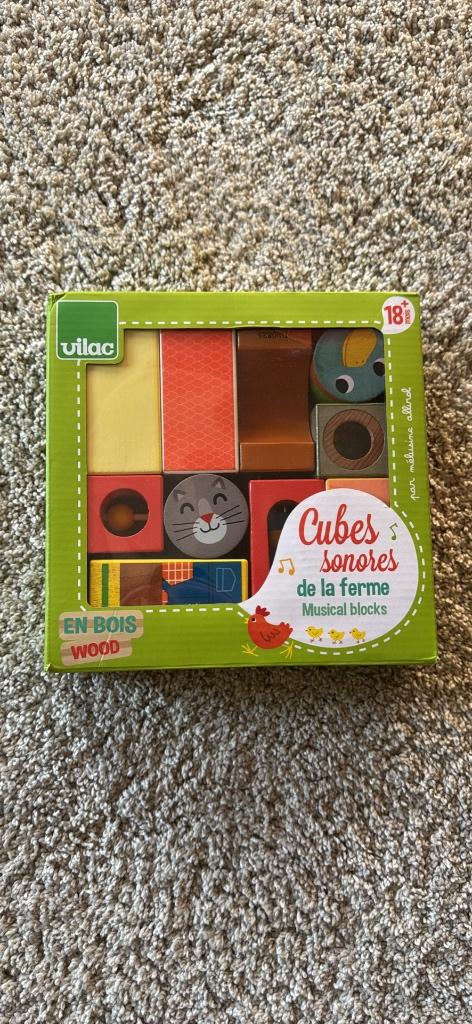 Houten muziek blokken vilac, Kinderen en Baby's, Ophalen, Nieuw, Overige typen