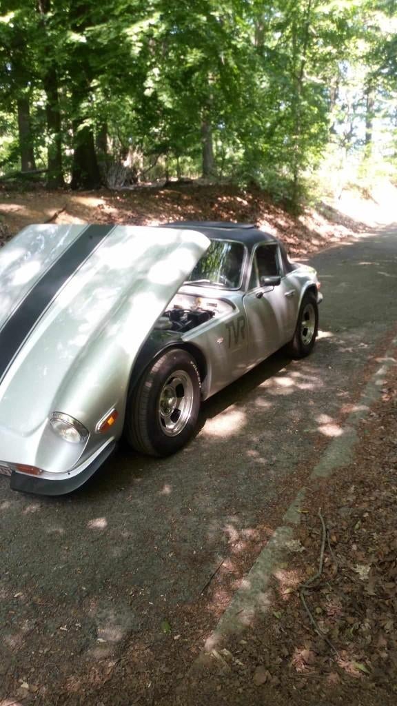 TVR 3000 m, Autos, Oldtimers & Ancêtres, Particulier, TVR, Essence, Coupé, 2 portes, Boîte manuelle, Argent ou Gris, Gris, Cuir