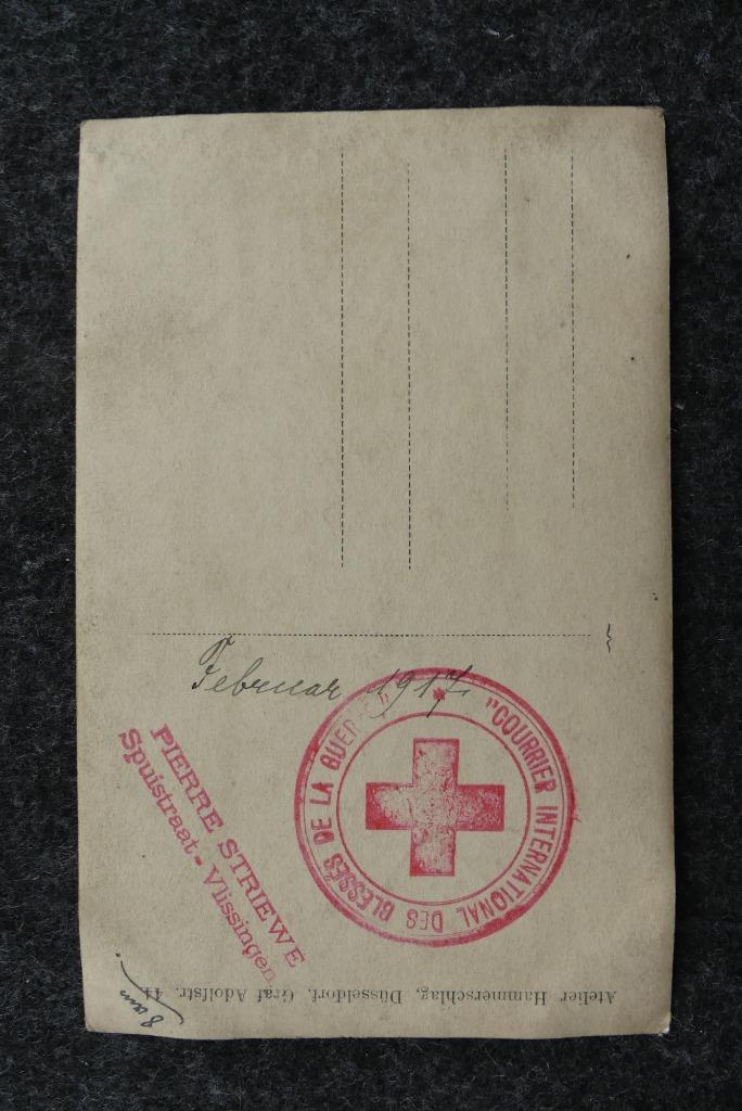 Postkaart 1917 WO 1 Rodekruis post stempel, Enlèvement ou Envoi, Avant 1920, Affranchie, Autres thèmes