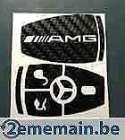 pour clés Mercedes 1 set décors carbone film, Enlèvement ou Envoi, Neuf, Mercedes-Benz