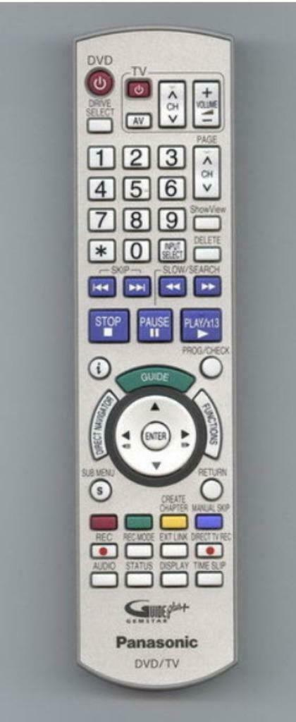Panasonic EUR7659Y60 afstandsbediening, Ophalen of Verzenden, Gebruikt, Dvd-speler, Panasonic