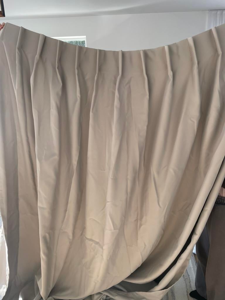 Tenture, rideau occultant, Enlèvement, Comme neuf, Gris
