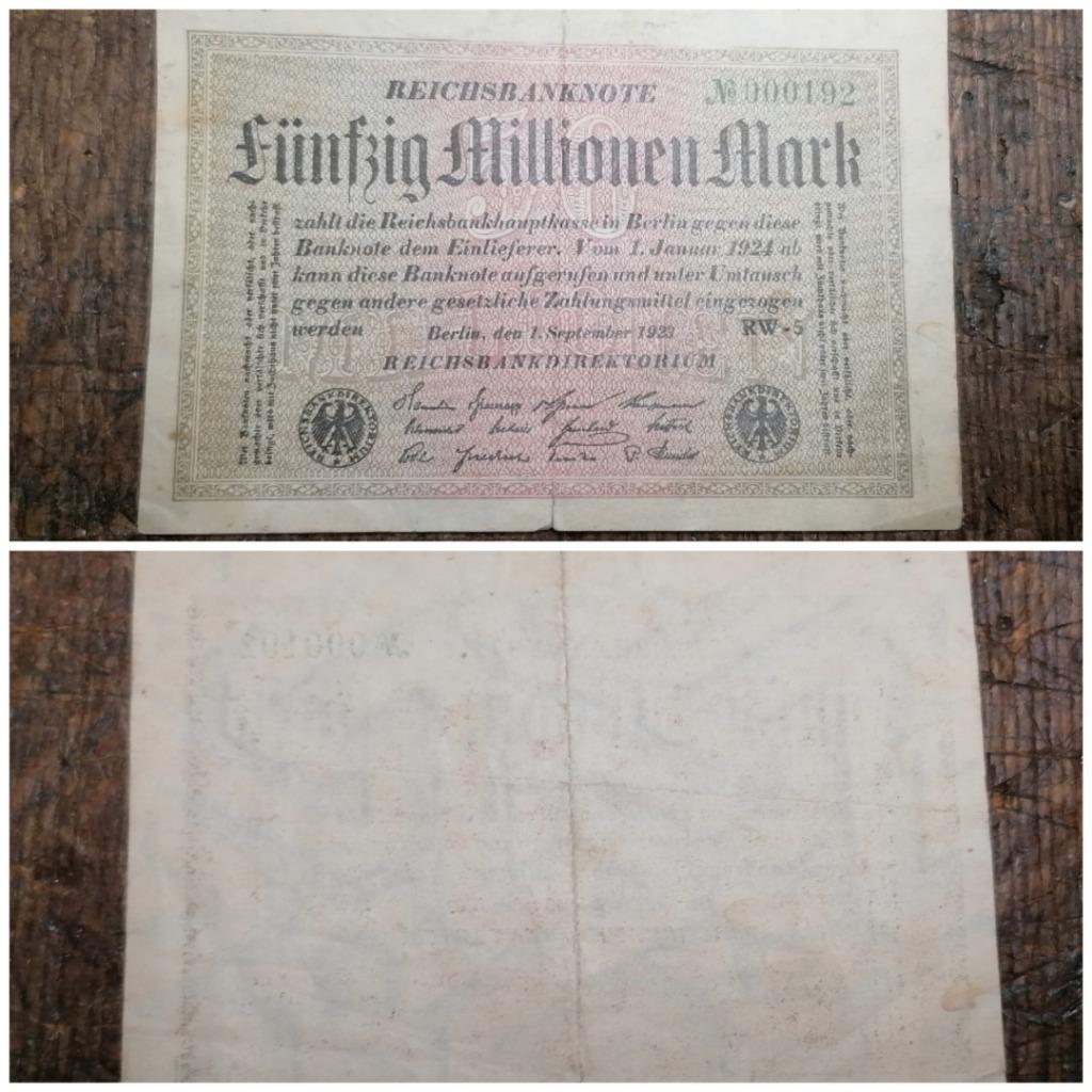 Duits ticket Reichmark WO1, Verzenden