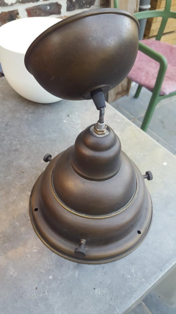 Beau petit lustre, Enlèvement ou Envoi, Comme neuf, Métal, Vintage