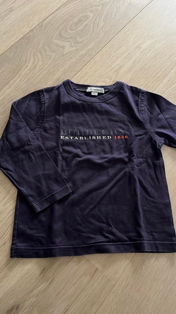 Donker paarse longsleeve mt104, Enlèvement ou Envoi, Chemise ou À manches longues, Utilisé, Burberry