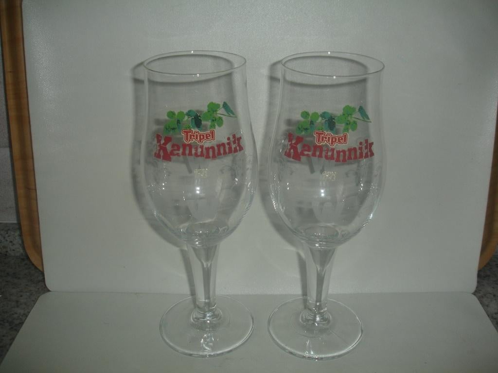 Bierglas Tripel Kanunnik, 33cl, brij. Wilderen, Verzamelen, Biermerken, Zo goed als nieuw, Glas of Glazen, Overige merken, Ophalen of Verzenden