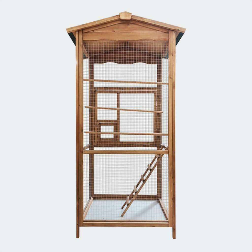 Volière Gladys voliere en bois voliere de jardin cage oiseau, Animaux & Accessoires, Envoi, Neuf, Bois, Volière