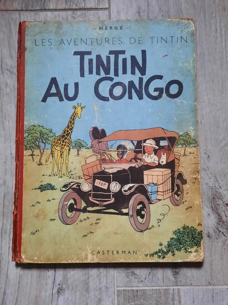 Tintin au Congo 1949, Enlèvement ou Envoi, Une BD, Utilisé, Herge