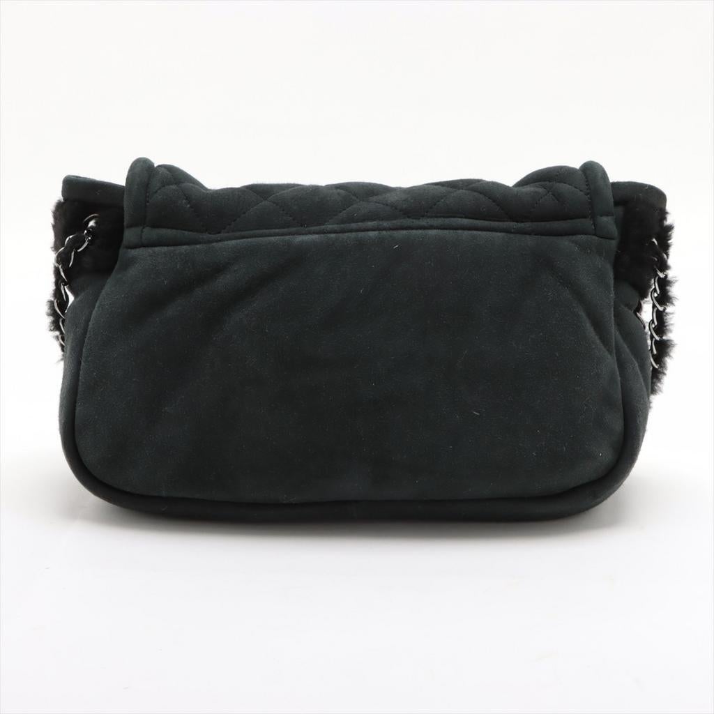 Sac Chanel matelassé 2.55 vintage, Envoi, Utilisé, Noir, Sac à main