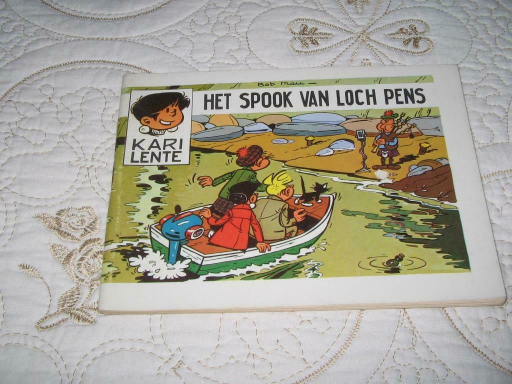Kari Lente : Het spook van Loch Pens - EERSTE DRUK, Eén stripboek, Verzenden, Zo goed als nieuw