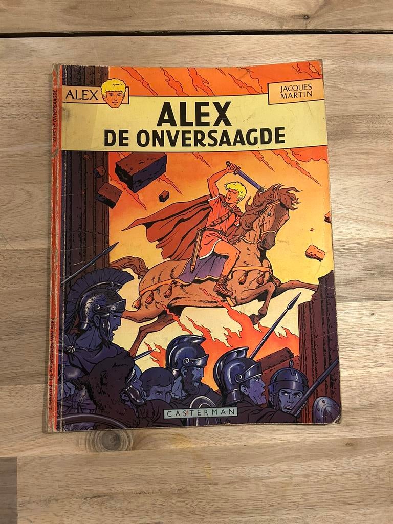 Alex de onversaagde, Eén stripboek, Ophalen, Gelezen