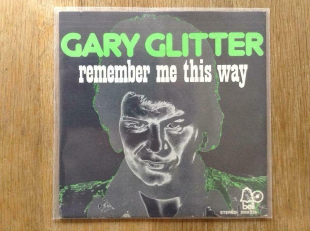 single gary glitter, Ophalen of Verzenden