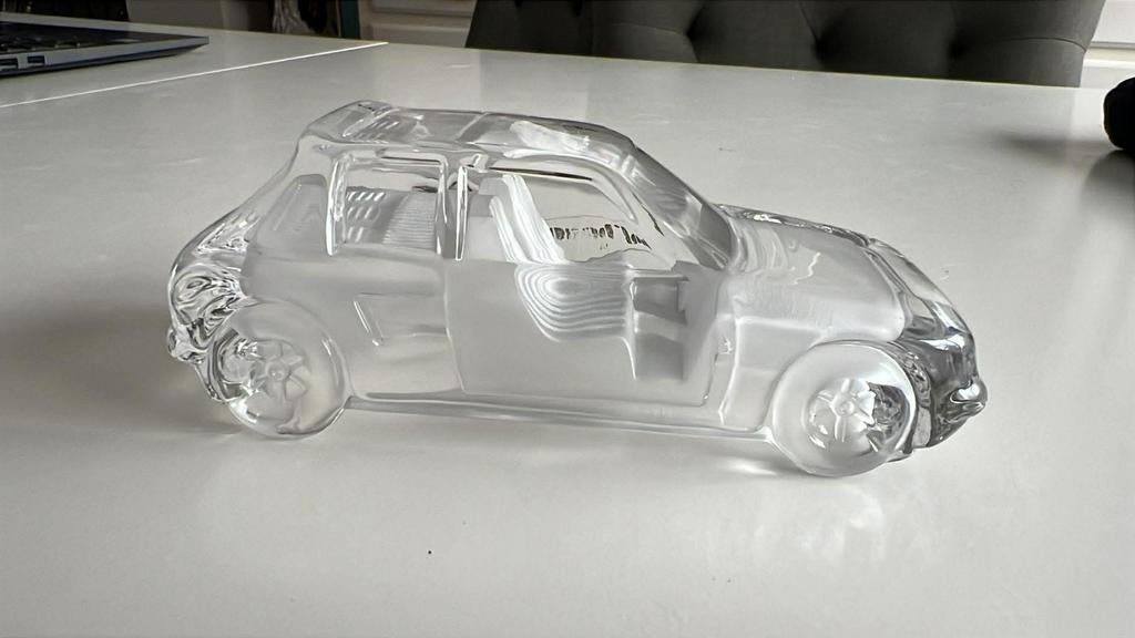 Kristallen schaalmodel peugeot 205 T16, Ophalen of Verzenden