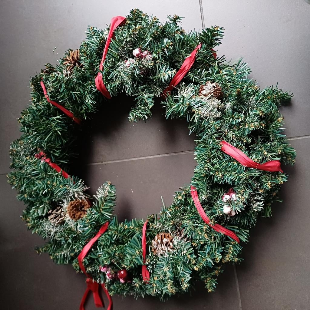 Kerstkrans, Huis en Inrichting, Ophalen, Zo goed als nieuw